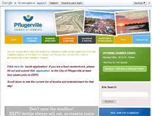 Tablet Screenshot of pfchamber.com